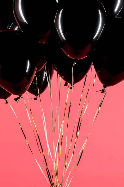 Svarta ballonger — Stockfoto