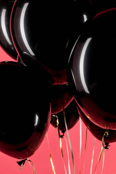 Black balloons — Stock Photo, Image