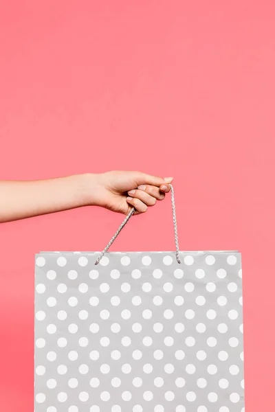 Person holding shopping bag — Stock Photo, Image