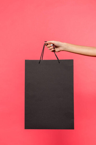 person holding shopping bag