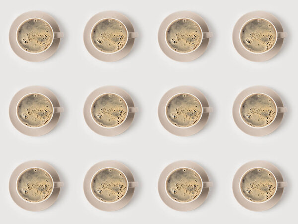 шаблон кофе чашки
