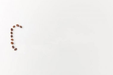 kavrulmuş fasulye yapılan kahve yazı