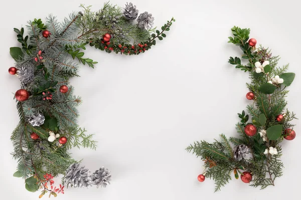 Moldura de Natal — Fotografia de Stock