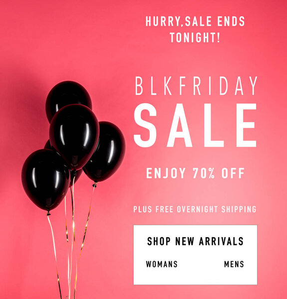 пачка черных воздушных шаров
