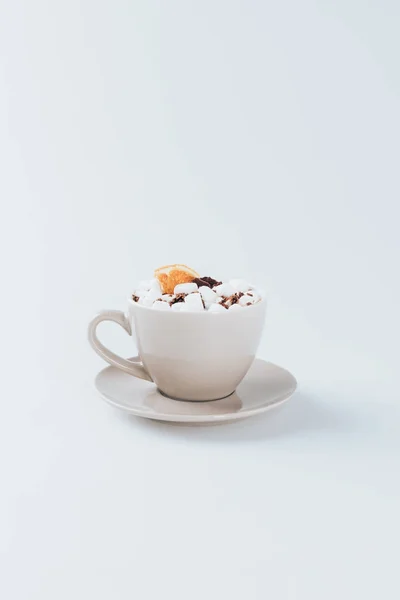Varm choklad med marshmallows — Gratis stockfoto