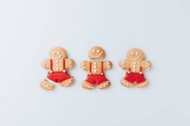 sweet gingerbread men clipart