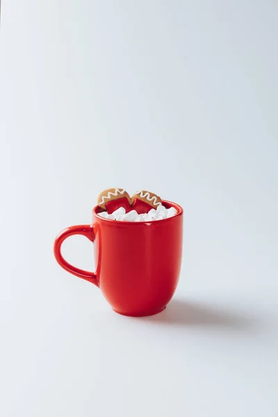 Gingerbread man in cacao — Stock Photo, Image