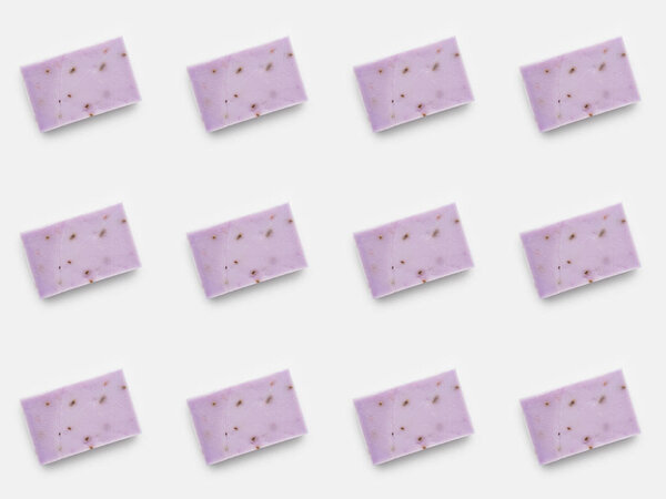 лавандовый мыльный узор ручной работы
