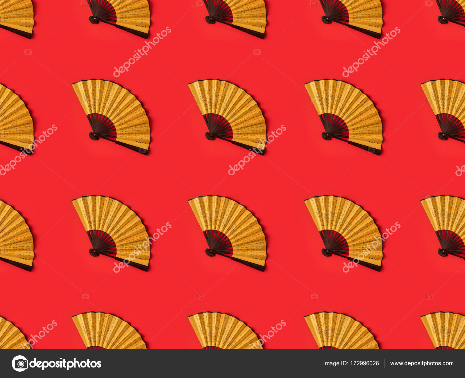 Oriental fans pattern — Free Stock Photo © AntonMatyukha #172996026