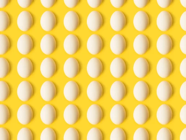 Unprocessed chicken eggs — Stock Photo, Image