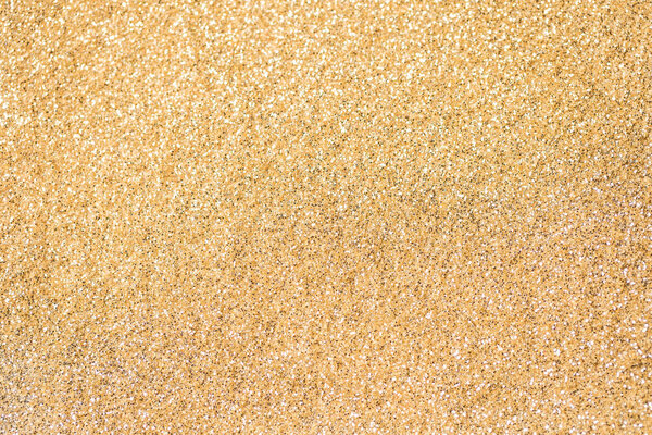 Golden glittering sequins