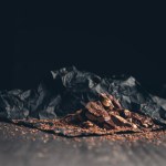 Zgnieciony i rozdrobnione czekolady