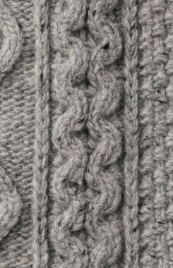 doku örme gri kazak