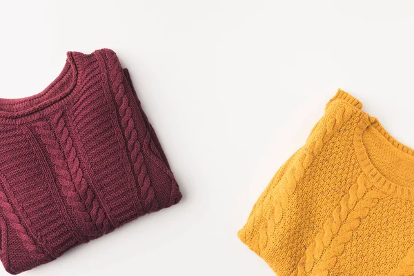 Teplé pletené svetry — Stock fotografie