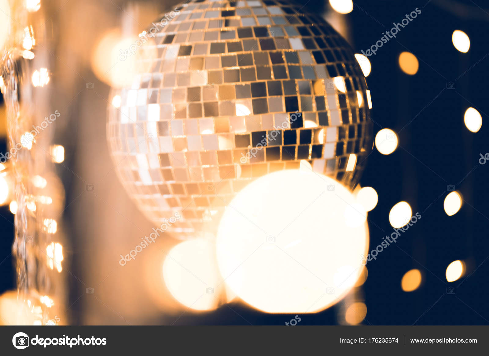 Classic Disco Ball Christmas Lights Stock Photo by ©AntonMatyukha 176235674