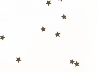 christmas golden confetti stars isolated on white background clipart