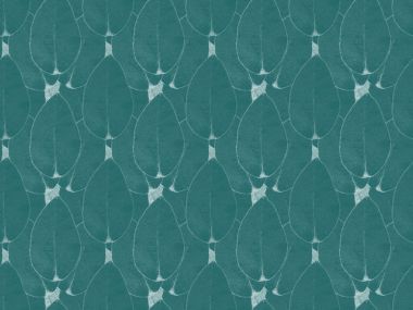 pattern background with turquoise floral tree leaves clipart