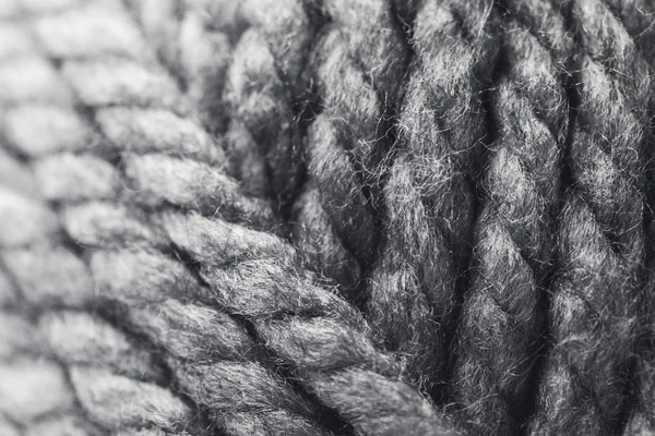 Close View Grey Yarn Ball — Stock Photo, Image