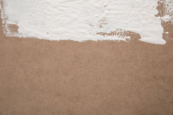 White Paint Brown Plywood Surface — Stock Photo, Image