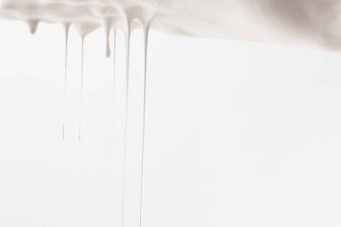 beyaz boya beyaz izole akan