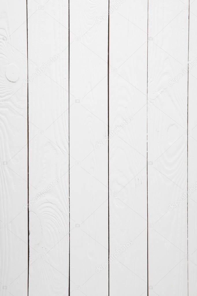 Textured empty white wooden background with copy space