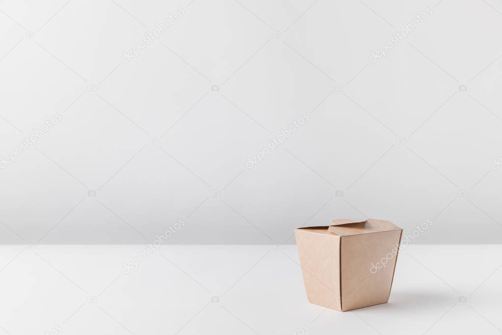 one noodles box on white tabletop