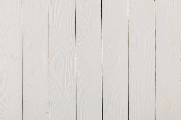 Empty White Wooden Texture Background — Stock Photo, Image