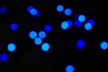 karanlık doku soyut mavi bokeh