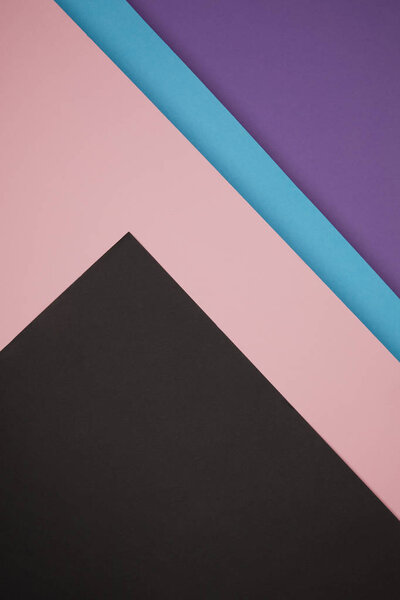 beautiful colorful geometric background made from colored paper