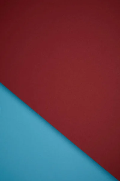빨간색과 파란색 색종이에서 크리에이 기하학적 — 스톡 사진