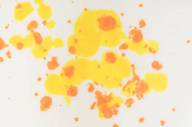 abstract background with yellow and orange stains clipart