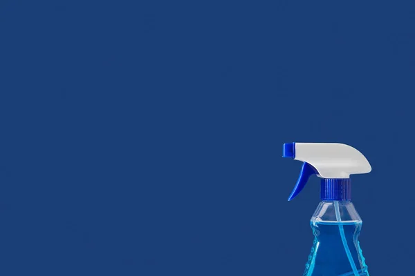 Spray Spring Cleaning Isolated Blue — Stock Photo, Image