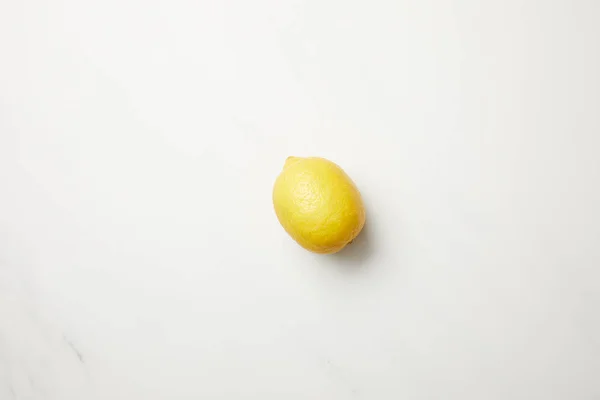 Ripe Yellow Lemon Citrus Fruit Isolated White — Free Stock Photo