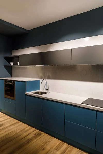 Renovierte Küche Mit Stilvollen Details — Stockfoto