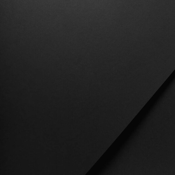 close-up view of blank black paper background 