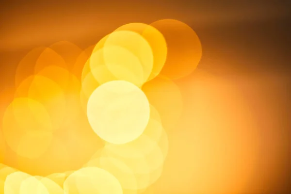 Festive Blurred Background Bokeh Yellow Christmas Lights — Stock Photo, Image