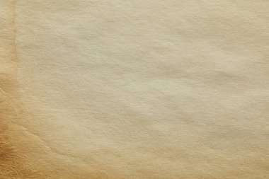 top view of vintage beige paper texture with copy space clipart