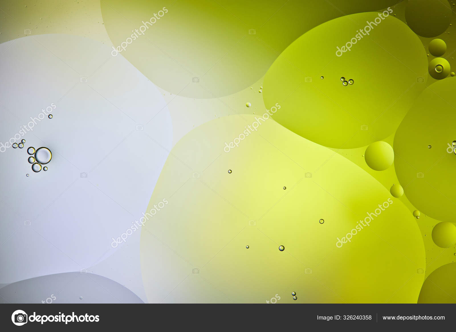 Green Grey Color Background Mixed Water Oil Bubbles Stock Photo by  ©AntonMatyukha 326240358