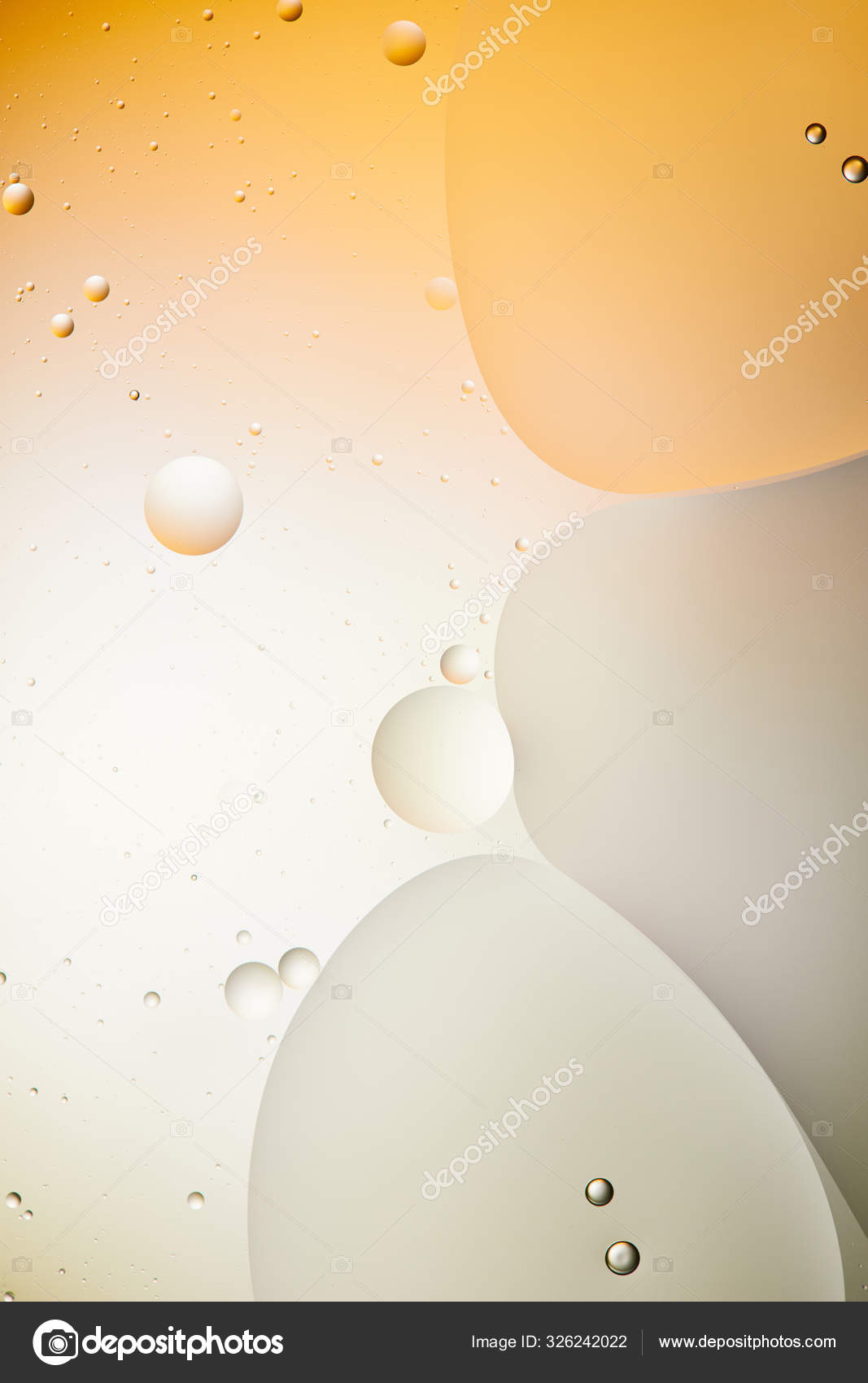 Light Orange Grey Color Abstract Background Mixed Water Oil Stock Photo by  ©AntonMatyukha 326242022
