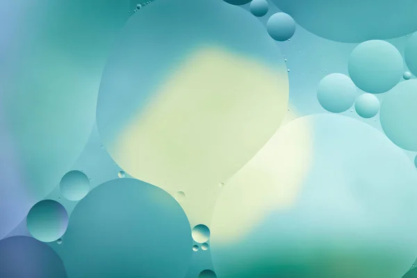 Креативний Абстрактний Бірюзовий Кольоровий Фон Змішаної Води Олії — стокове фото