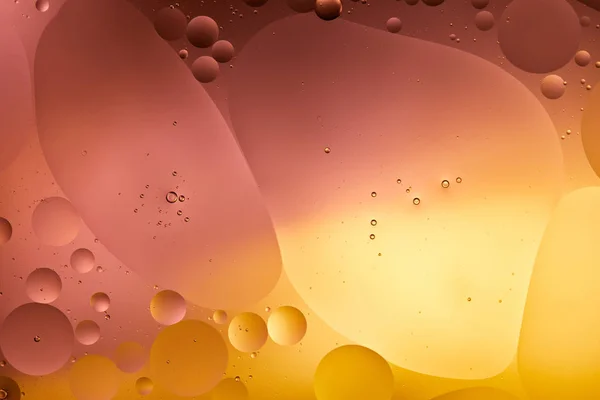 Hermoso Fondo Abstracto Color Naranja Rosa Agua Mezclada Aceite — Foto de Stock