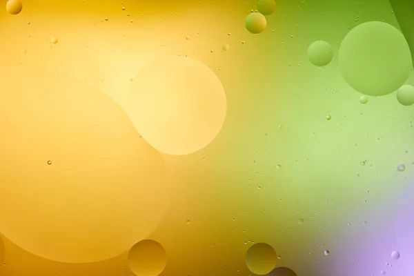 Beautiful Orange Purple Green Color Abstract Background Mixed Water Oil — Stock Photo, Image