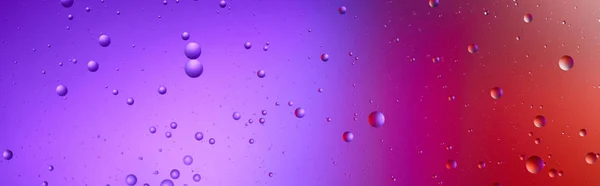 Панорамный Снимок Красивого Фиолетового Красного Цветов Абстрактного Фона Смешанной Воды — стоковое фото