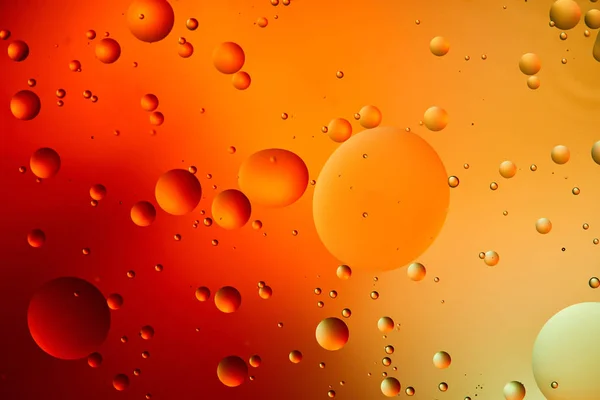 Abstrakcyjny Pomarańczowy Czerwony Kolor Tła Mieszanej Wody Oleju — Zdjęcie stockowe