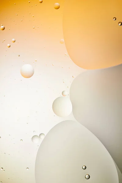 Light Orange Grey Color Abstract Background Mixed Water Oil — Stock Photo, Image