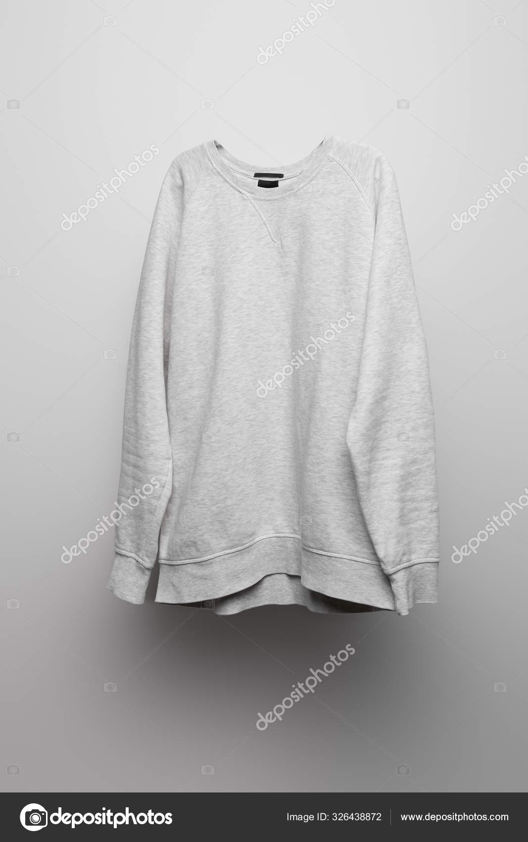 blank grey sweatshirt