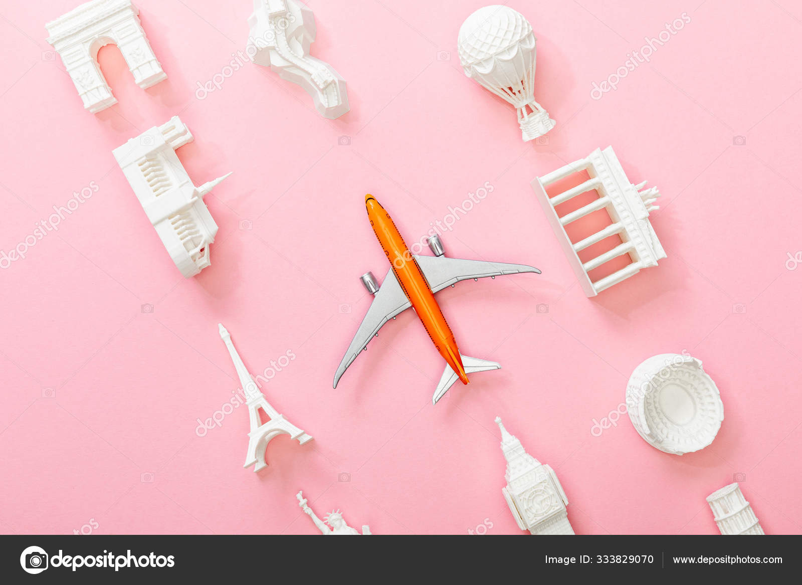 pink plane toy