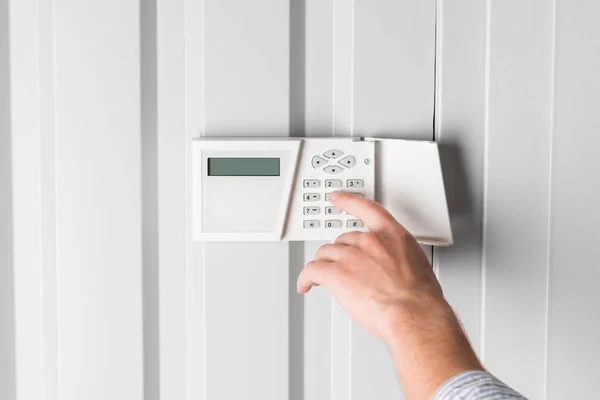 Home security alarm — Stock Photo