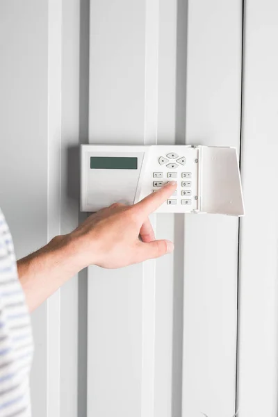 Home security alarm — Stock Photo