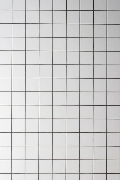 Parede de azulejo branco — Fotografia de Stock